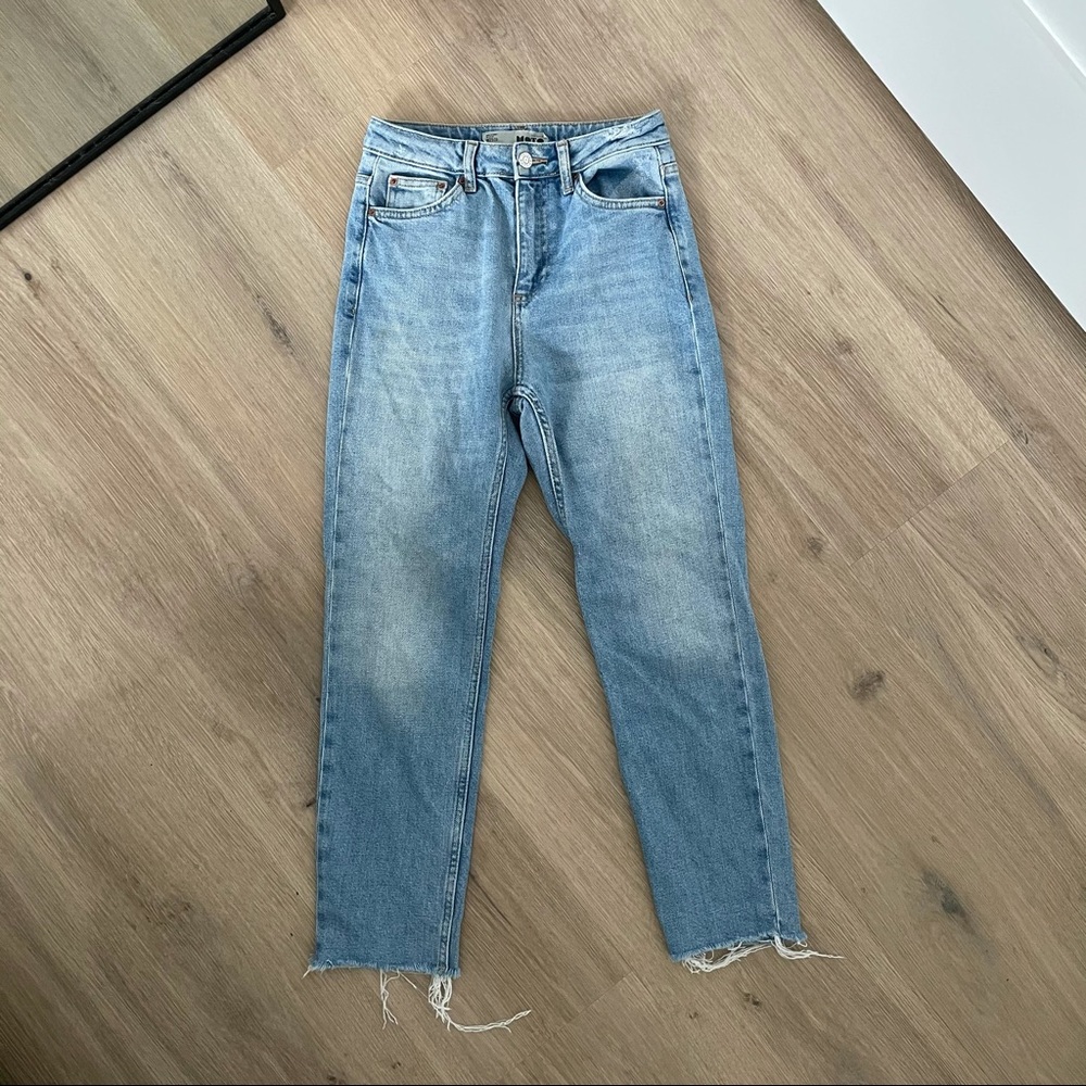 Topshop Straight Leg Jeans